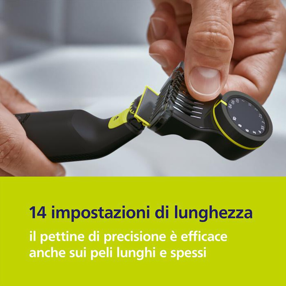 Immagine del prodotto PHILIPS - Regolabarba OneBlade PRO 360 QP6542/15-Nero
