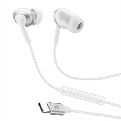 CELLULARLINE - Auricolare cuffia AUINEARMSTYPEC2W-Bianco