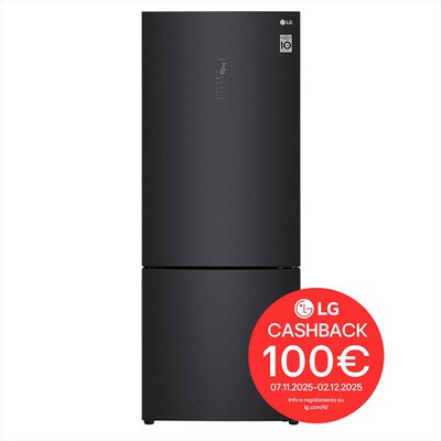 LG - Frigorifero combinato GBB569MCAMN.AMCQEUT Classe E-Nero