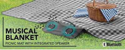 TECH POP - Speaker MUSICAL BLANKET-Nero