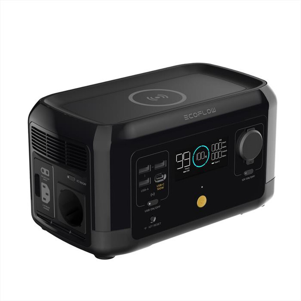 "ECOFLOW - Batteria portatile River mini wireless-nero"