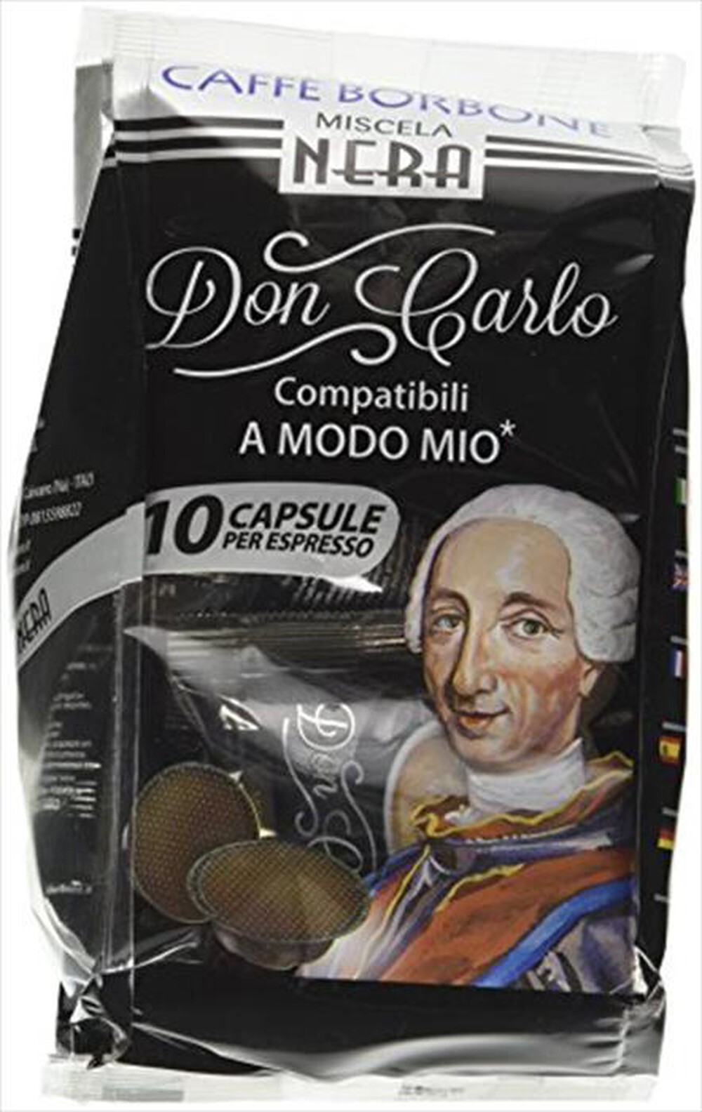 "CAFFE BORBONE - Don Carlo Miscela Nera-Nero/Oro"