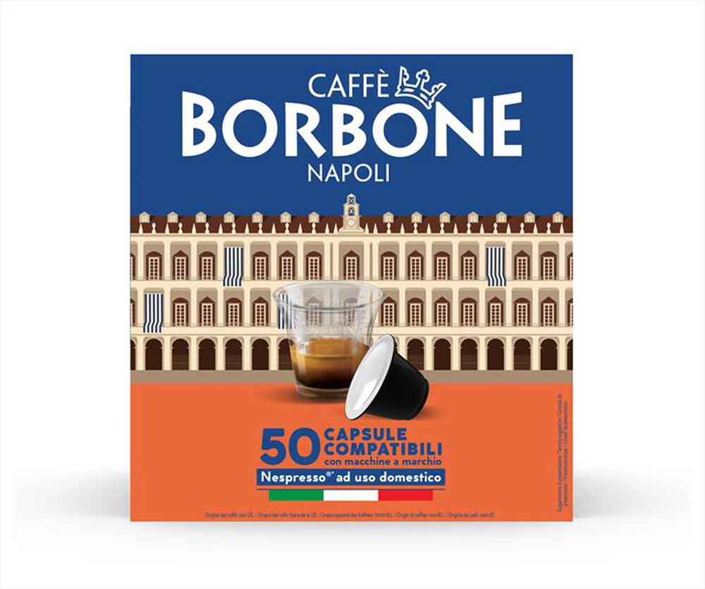CAFFE BORBONE - Miscela Decisa - Comp. NESPRESSO 50 Caps