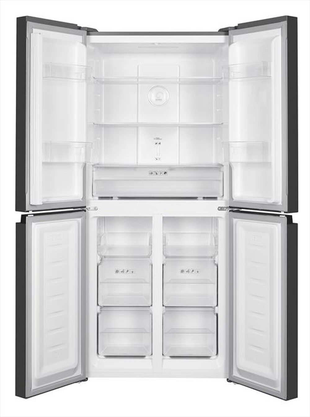 "TECHLIFE - Frigorifero 4 porte TFMFNF481IX Classe F 362 lt-Inox"