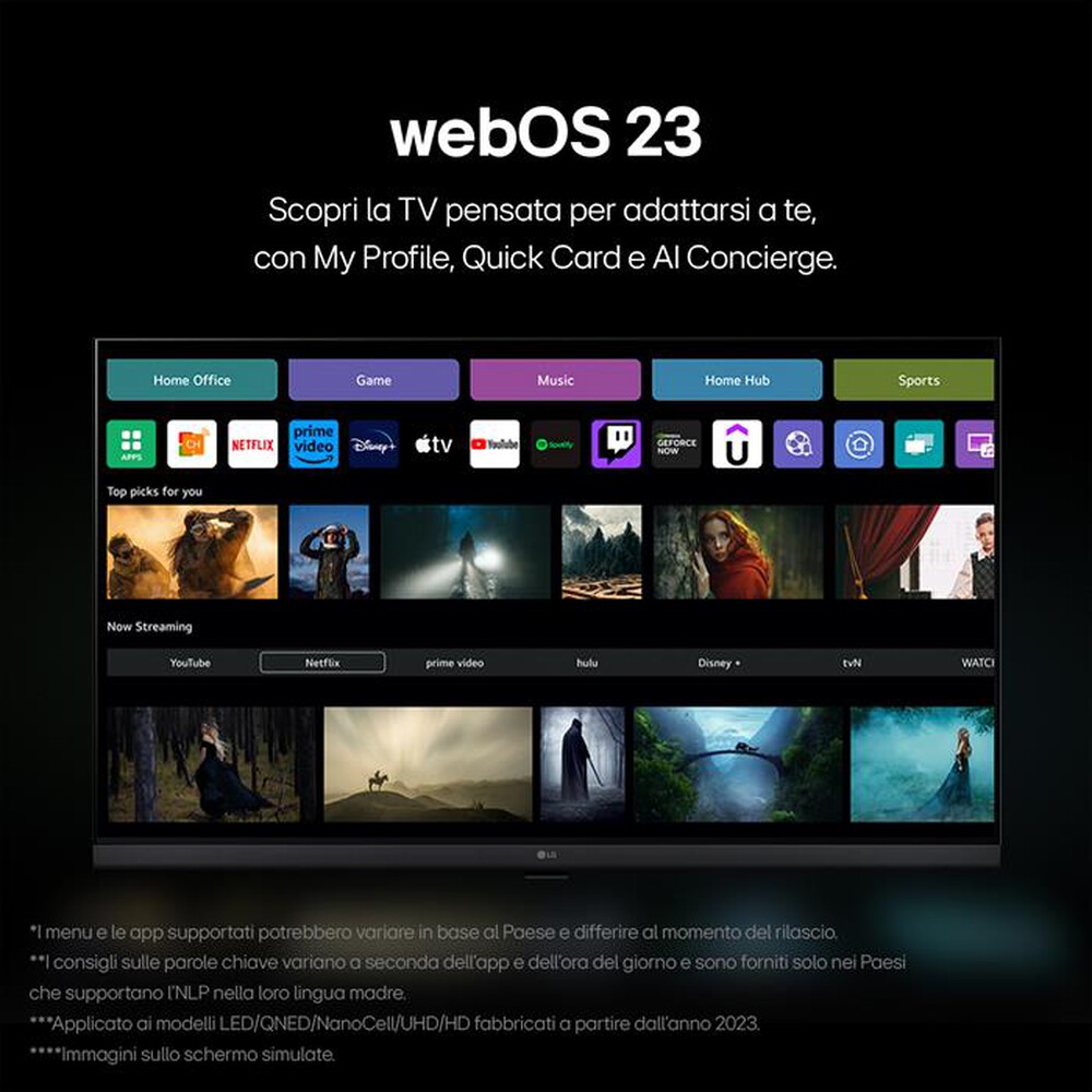 Immagine del prodotto LG - Smart TV LED FHD 32" 32LR6000LA-Nero