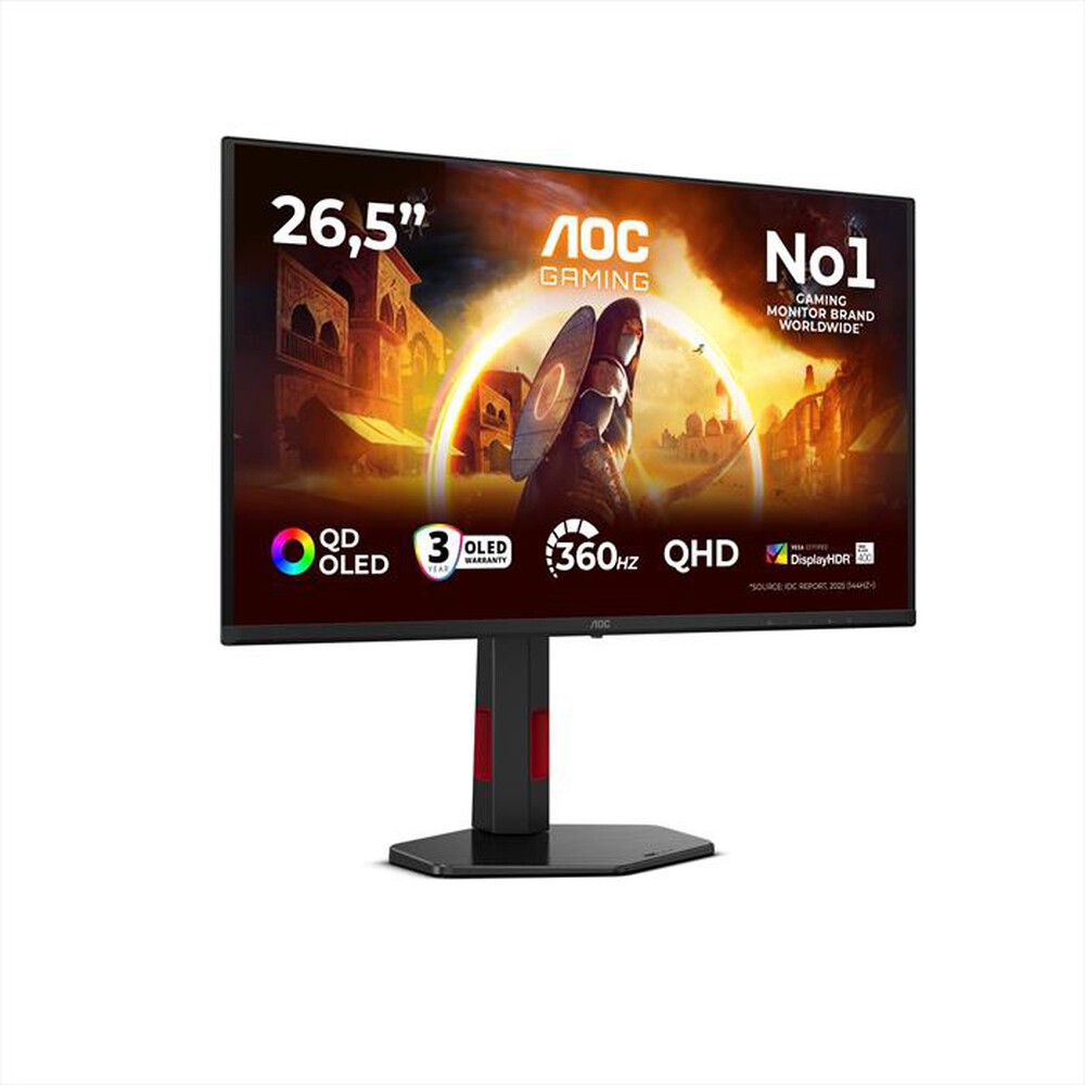 Immagine del prodotto AOC - Monitor OLED 26,5" Q27G4SDR-nero/rosso
