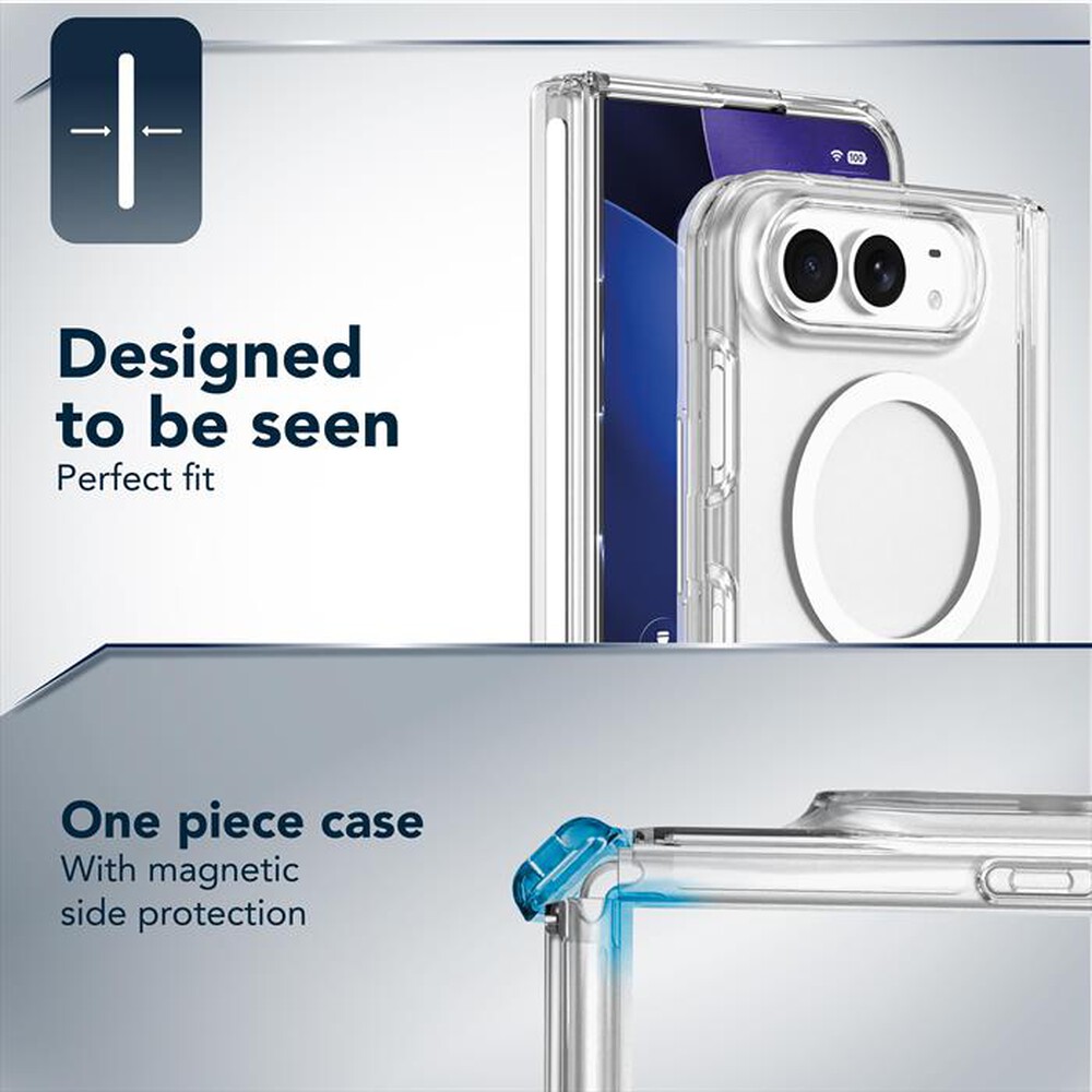 Immagine del prodotto CELLULARLINE - Cover GLOSS MAG per iPhone 18 Duo-Trasparente