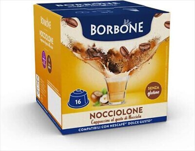 CAFFE BORBONE - NOCCIOLONE - Nescafè Dolce Gusto 16 Caps