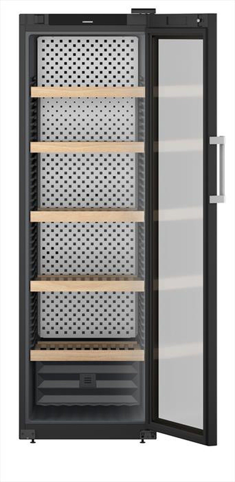 "LIEBHERR - Cantinetta WPBLI 5231-20 Classe F 229 bottiglie-Porta in vetro, telaio nero"
