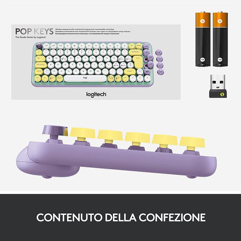 "LOGITECH - POP Keys Tastiera-Daydream"