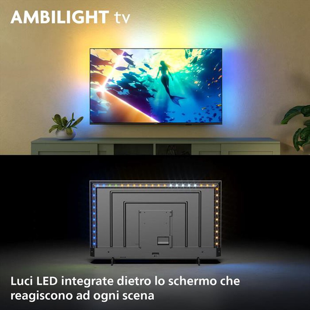 "PHILIPS - Smart TV 43\" 4K Ambilight 43PUS8010/12-Black"
