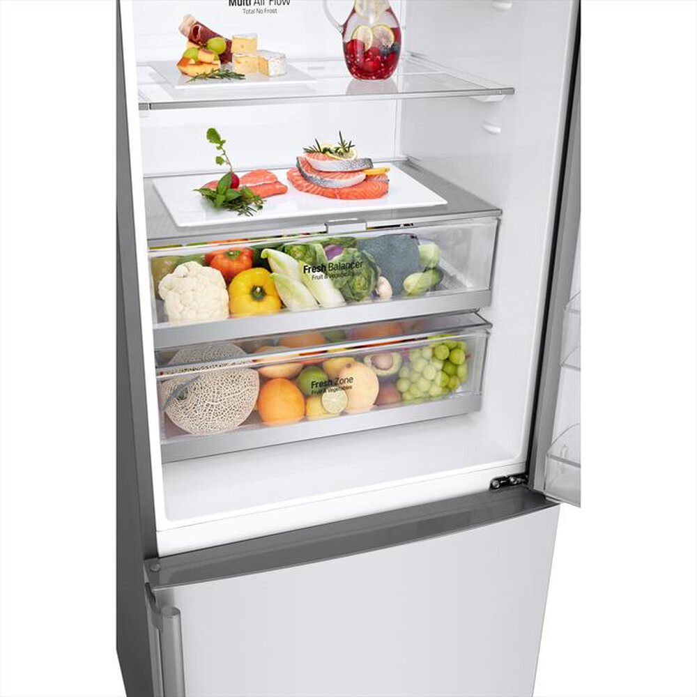 "LG - Frigorifero combinato GBB569NSAGB Classe D 462L-Stainless steel"