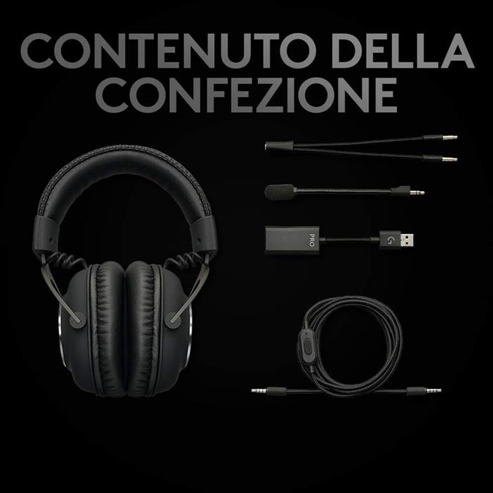"LOGITECH - PRO Gaming Headset 981-000812-Nero"