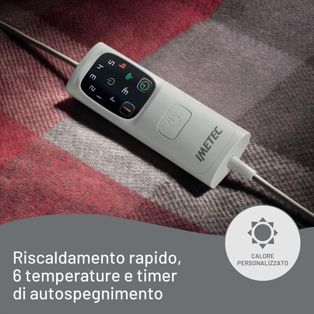 Immagine del prodotto IMETEC - CALDOPLAID ADAPTO VELVET TARTAN 160X120 CM-Multicolore