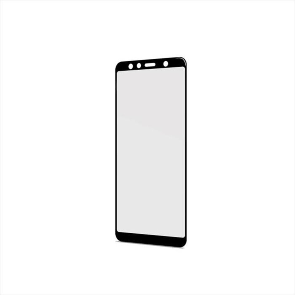 "CELLY - VETRO PROT. BORDI COLORATI PER GALAXY A7 (2018)-Trasparente/Vetro"