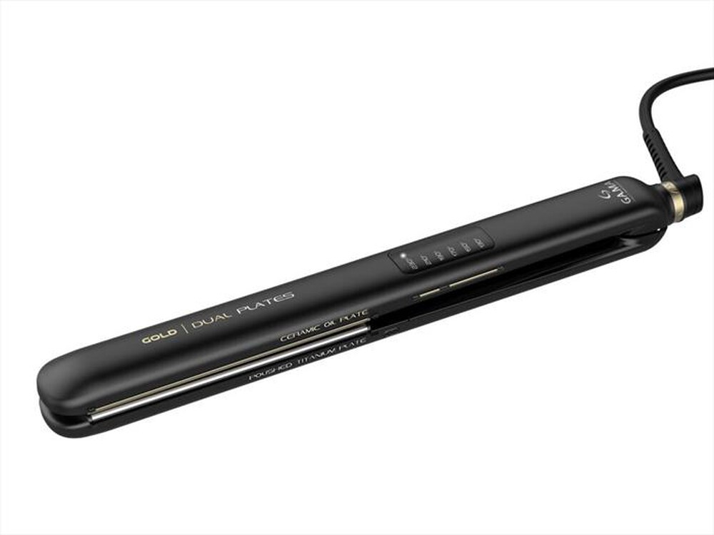 "GAMA - Piastra per capelli GOLD LED DUAL PLATES"