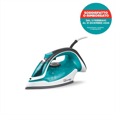 POLTI - Ferro da stiro a vapore VAPORELLA QUICK Q090-Azzurro
