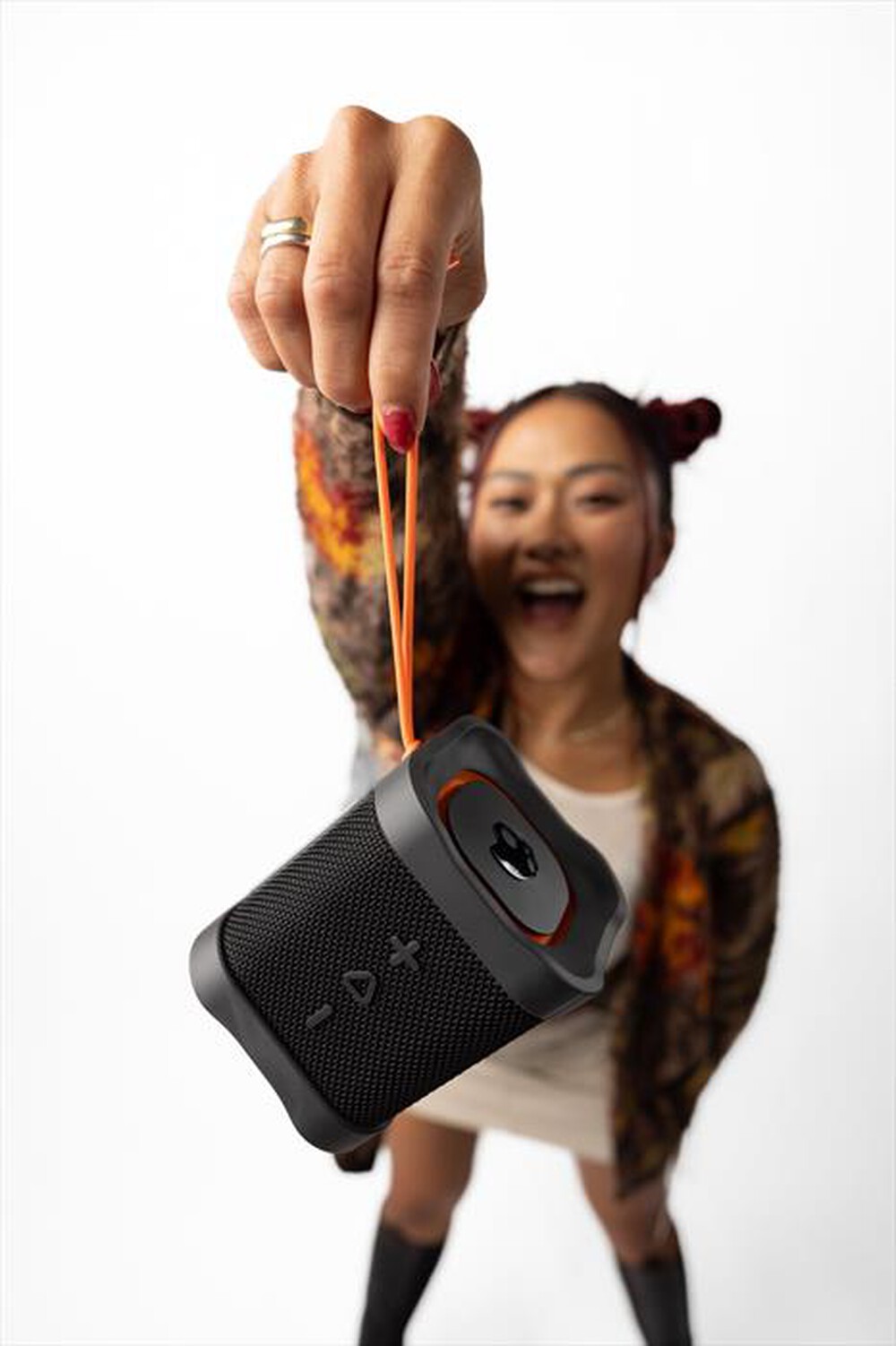 "SKULLCANDY - TERRAIN MINI WIRELESS SPEAKER-Nero/Arancione"