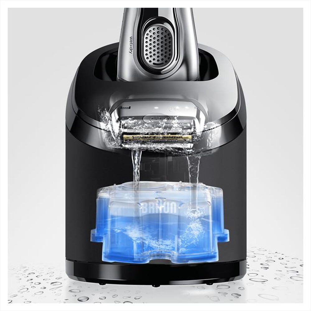 "BRAUN - CLEAN&CHARGE CARTUCCE-Celeste"