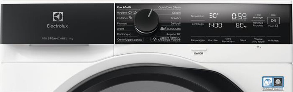 "ELECTROLUX - Lavatrice EW7FBG411G 11 Kg Classe A-Bianco"