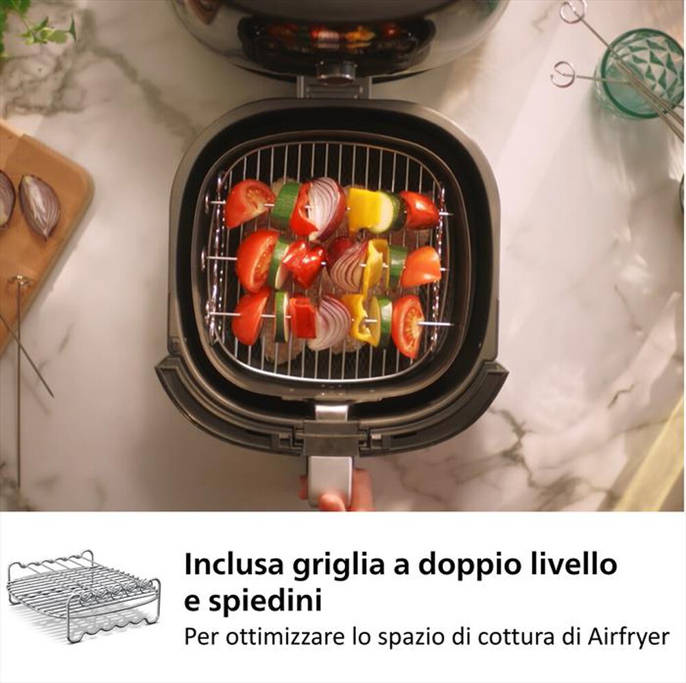 "PHILIPS - FRIGGITRICE AIRFRYER SERIE 3000 DA 6.2L HD9270/96"