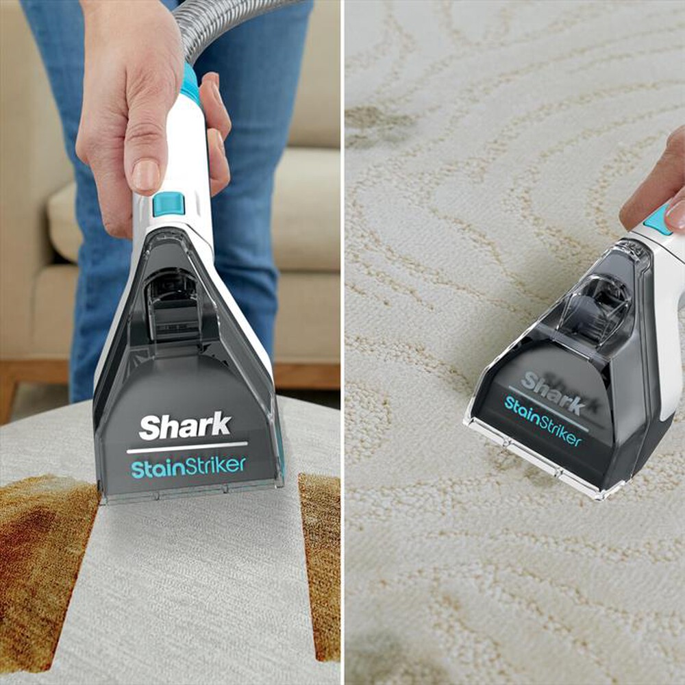 "SHARK - SMACCHIATORE PORTATILE STAINSTRIKER PX200EUT-Azzurro/Bianco"