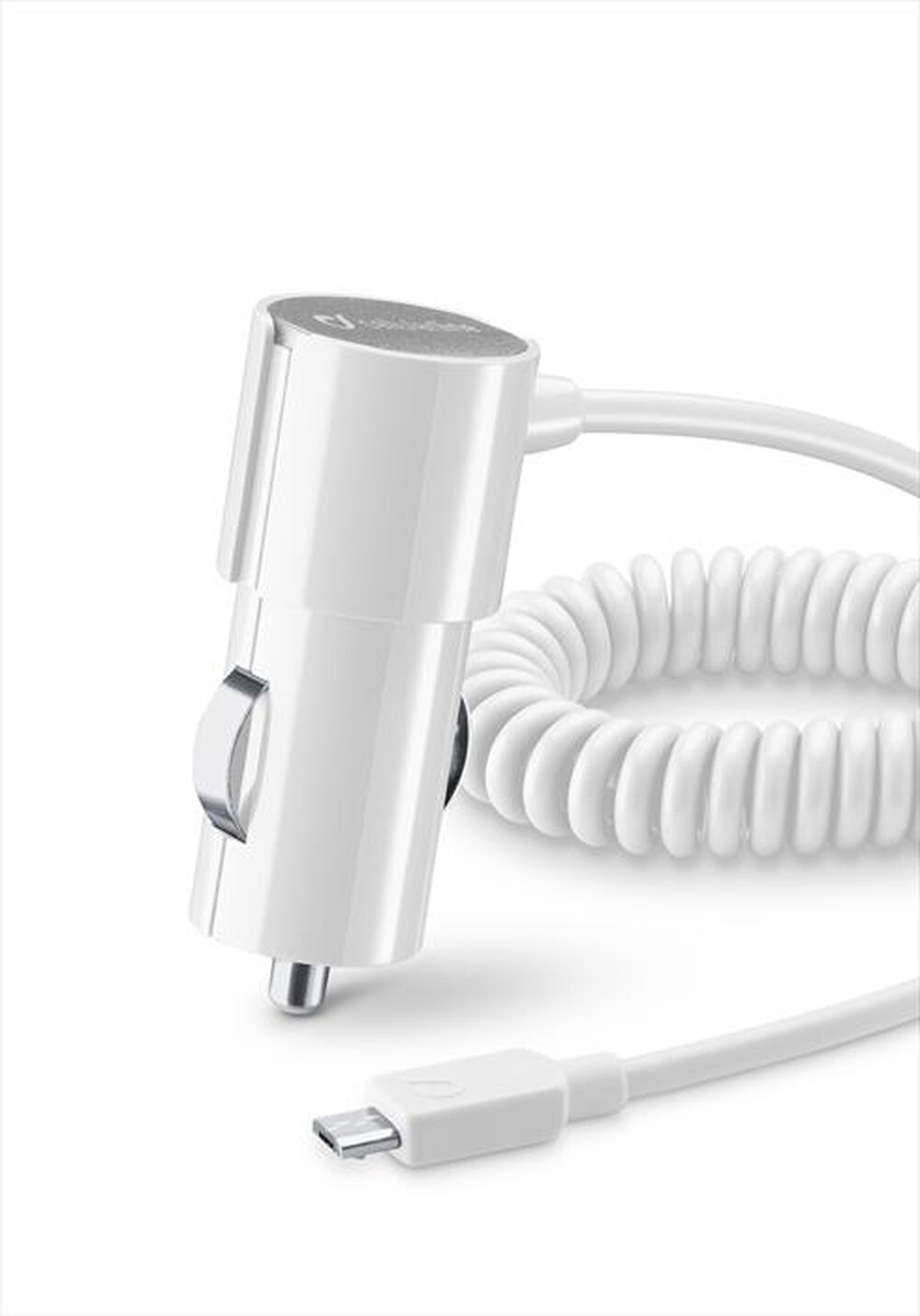 "CELLULARLINE - Car Charger Stylecolor Micro USB - Bianco"