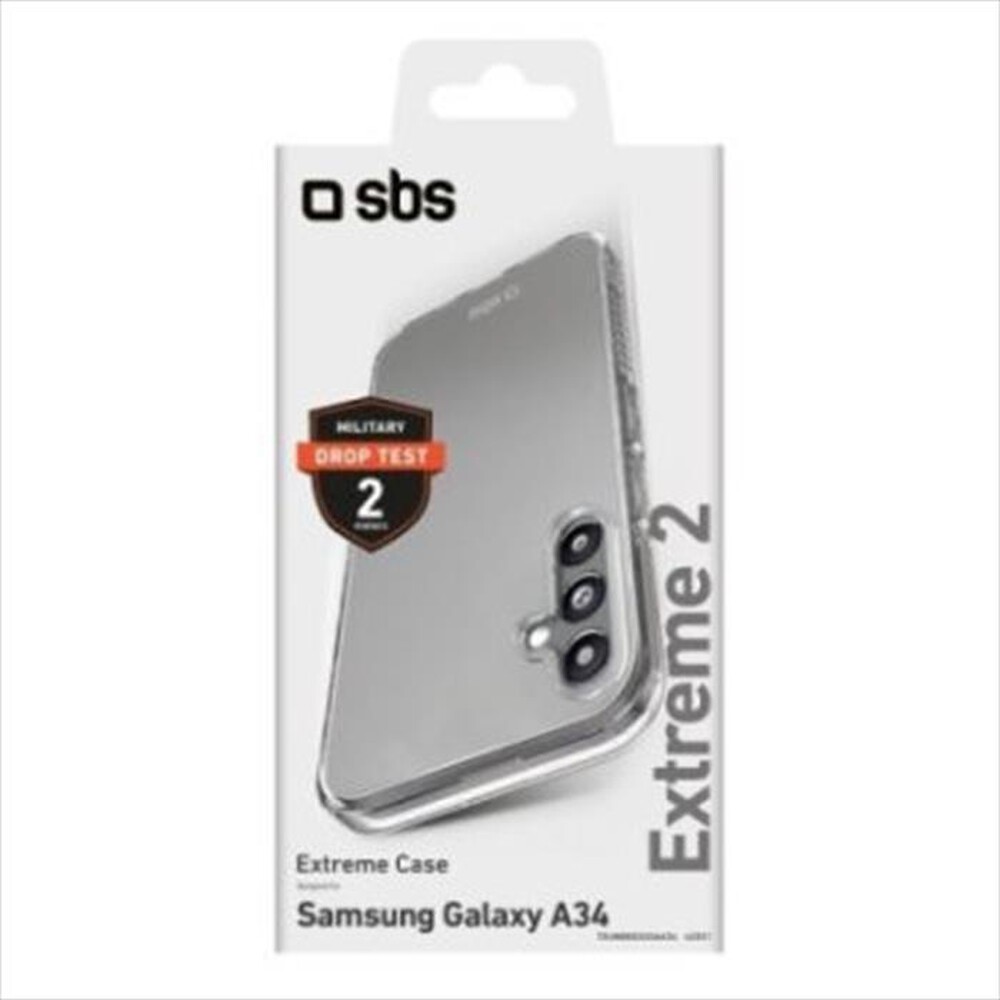 Immagine del prodotto SBS - Cover Extreme X2 TEUNBKEX2SAA34 per Galaxy A34-Trasparente