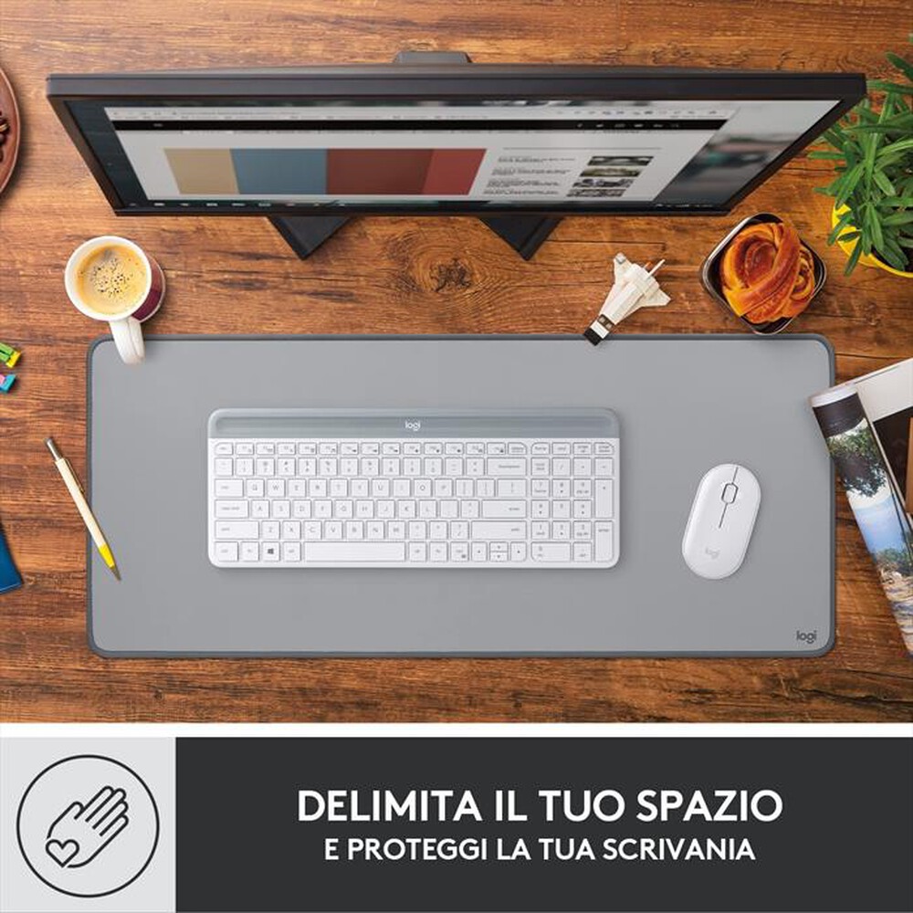 "LOGITECH - Desk Mat-Grigio"