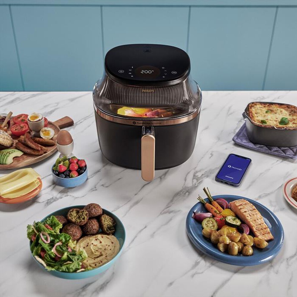 "PHILIPS - Friggitrice ad aria AIRFRYER SERIE 3000 NA342/00-Nero"