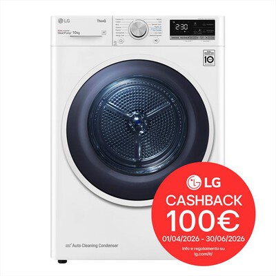 LG - Asciugatrice RH10V9AV4W 10Kg Classe C-Bianco