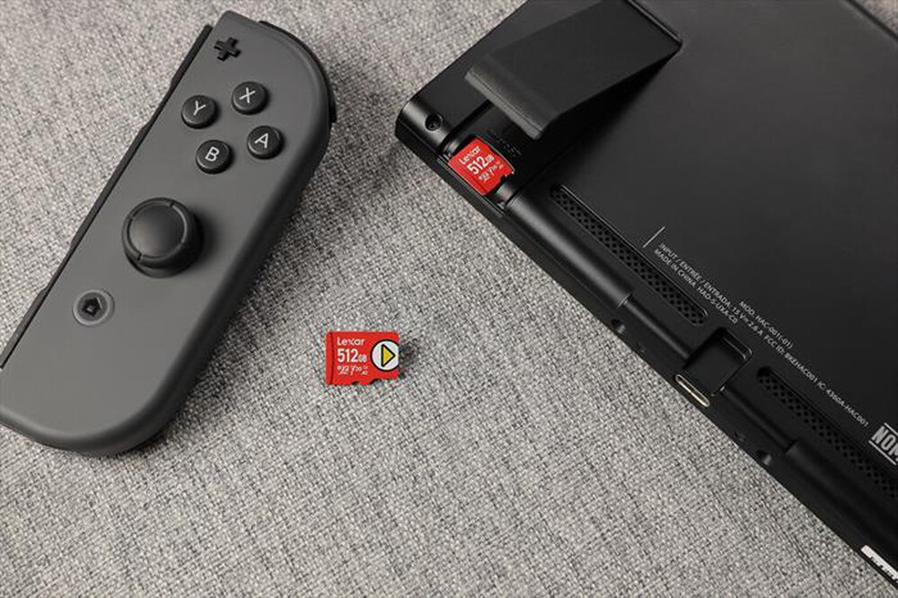 "LEXAR - 512GB PLAY MICROSDX UHS-I-Red"