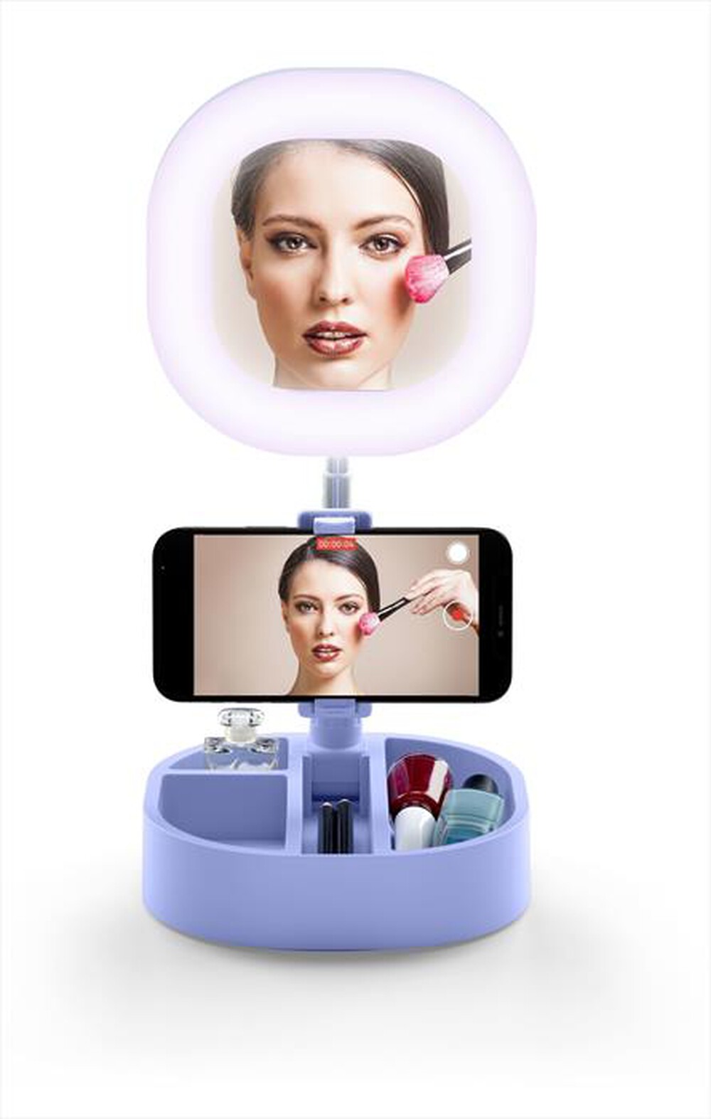 Immagine del prodotto CELLULARLINE - SELFIERINGMIRRORU-Azzurro