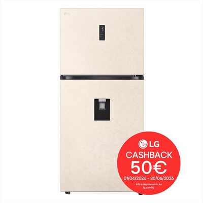 LG - Frigorifero 2 porte GTFV61SEBQD Classe E 609lt-Sabbia