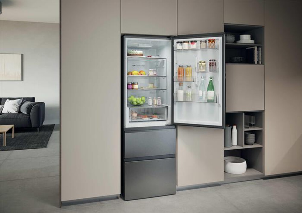 Immagine del prodotto HAIER - Frigorifero combinato HTR3618CNMG Classe C 360 lt-Argento