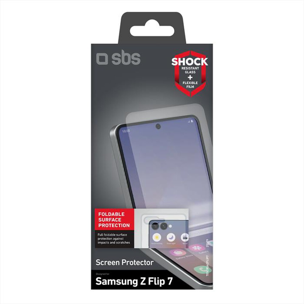 Immagine del prodotto SBS - Pellicola protettiva per Samsung Z Flip 7-Trasparente