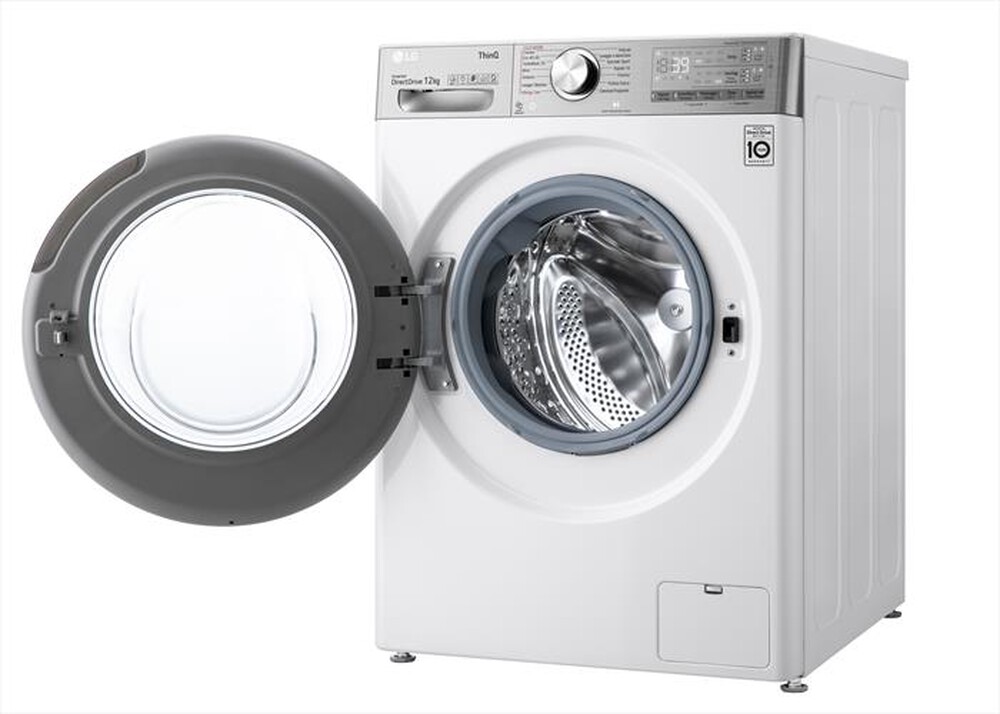"LG - Lavasciuga F4DV912H2EA 12/8 Kg Classe E-Bianco"