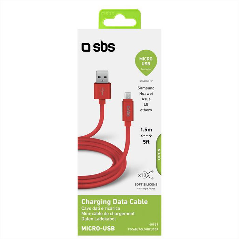 "SBS - TECABLPOLOMICUSBR-ROSSO"