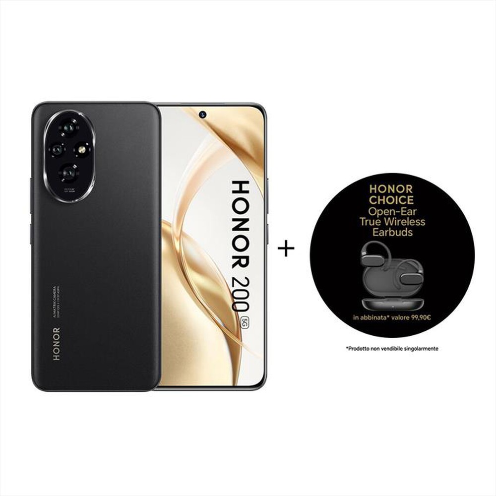Immagine del prodotto HONOR - Smartphone HONOR 200 + EARBUDS CHOICE TWE-BLACK