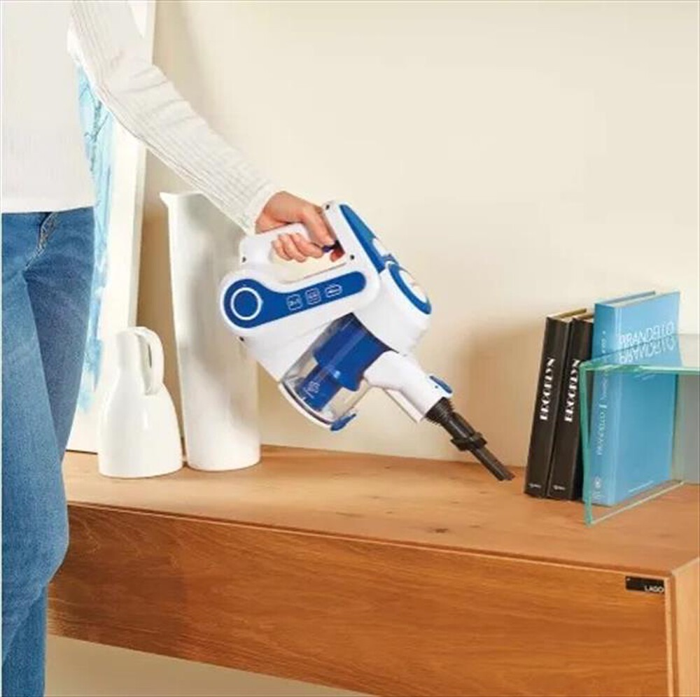 "POLTI - Forzaspira Slim SR90B_Plus-Bianco/Blu"