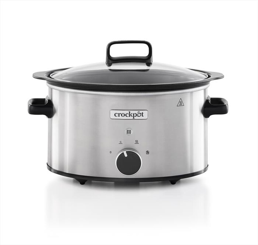 "Crock Pot - SLOW COOKER 3,5 LT SIZZLE&STEW-Silver"