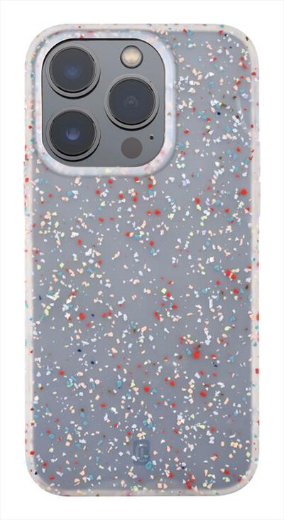 CELLULARLINE - Cover SENSATION DOTS per iPhone 14 Pro-White