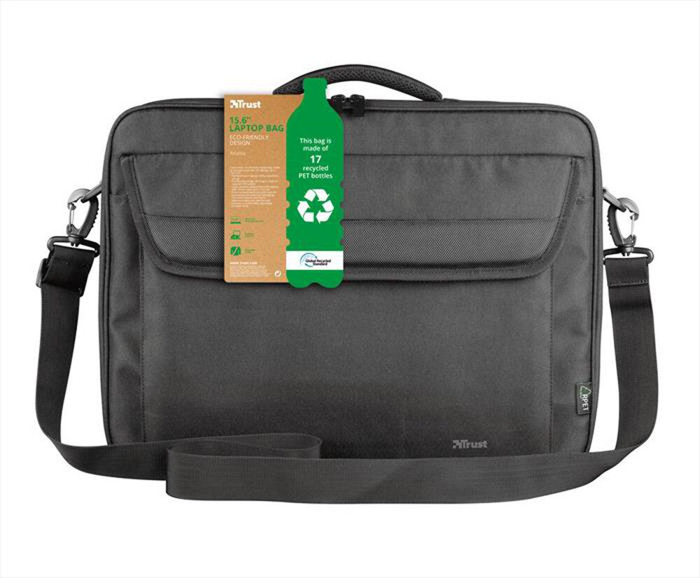 "TRUST - ATLANTA LAPTOP BAG 15.6\" ECO-Black"