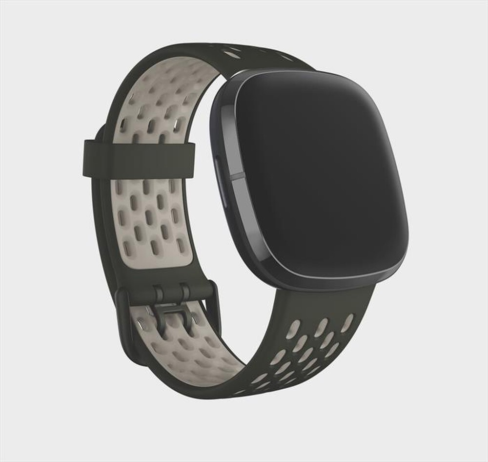 Immagine del prodotto FITBIT - CINTURINO SPORT LARGE VERSA3/4 SENSE, SENSE 2-NERO/ BIANCO LUNARE