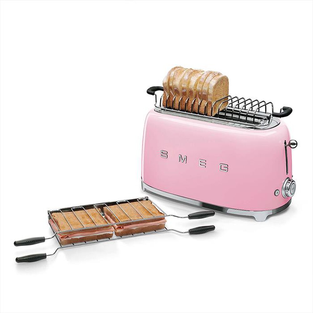 "SMEG - Tostapane 50's Style 2x4 fette – TSF02PKEU-rosa"