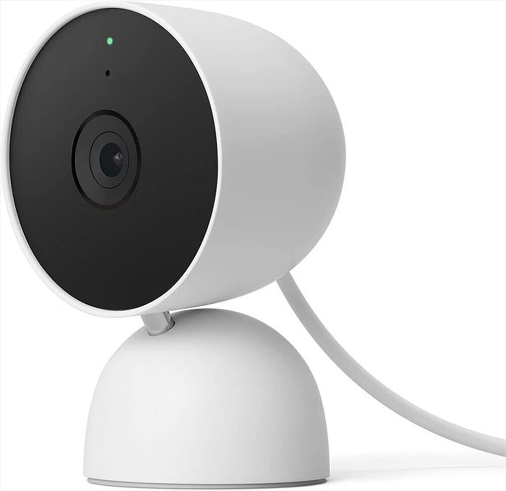 "GOOGLE - NEST CAM (PER INTERNI, CON CAVO)-Bianco"