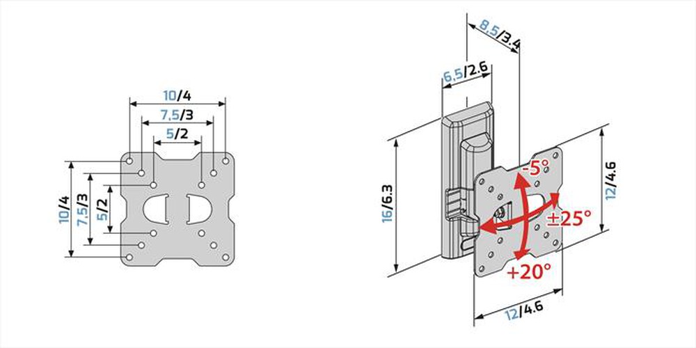 Immagine del prodotto MELICONI - Supporto TV 580454-Nero