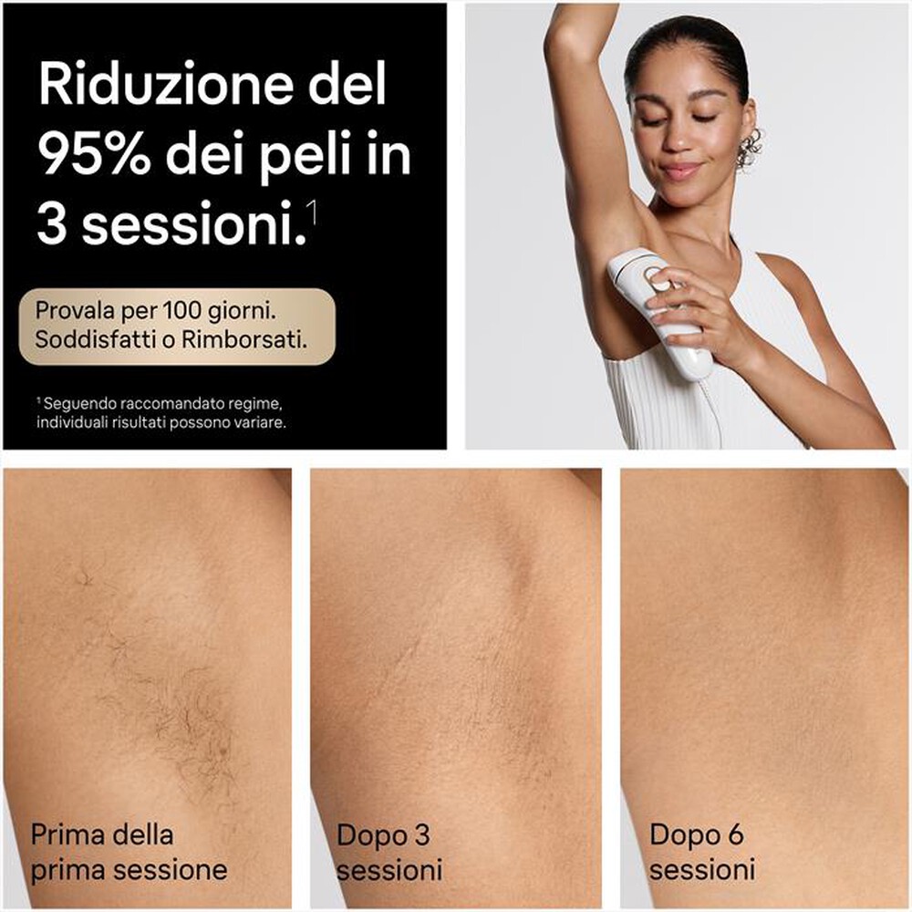 Immagine del prodotto BRAUN - Epilatore a luce pulsata IPL PL5210 BOX EURO-BIANCO/ORO