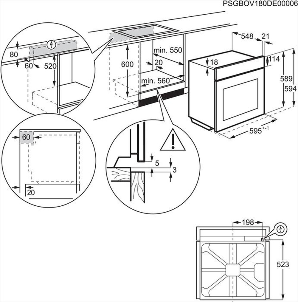 Immagine del prodotto AEG - Forno incasso elettrico TR7PB731ST Classe A++-Nero