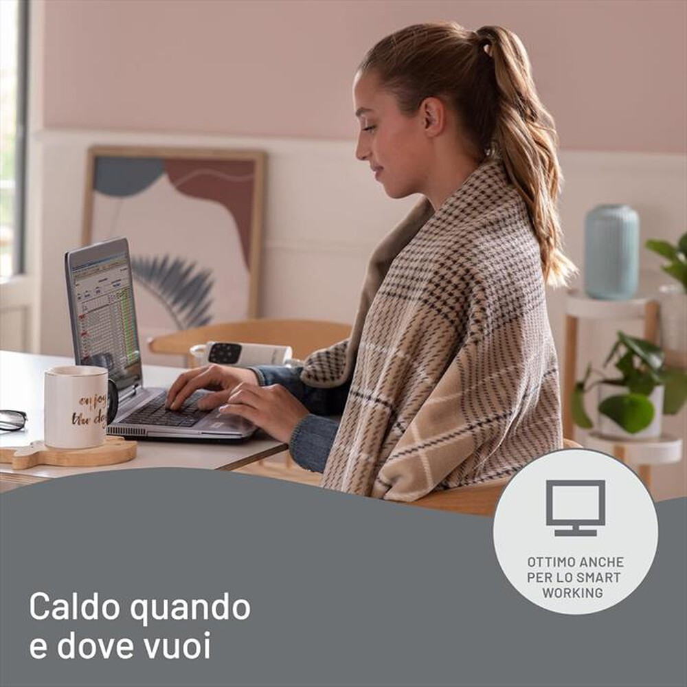 Immagine del prodotto IMETEC - CALDOPLAID ADAPTO ELEGANCE 180X140 CM-Beige